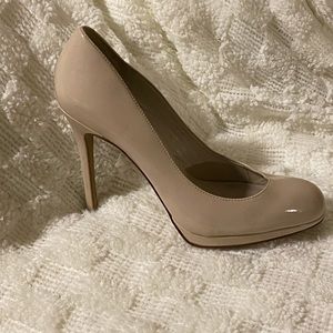 ALDO Nude Patent Leather Platform Pumps 8.5